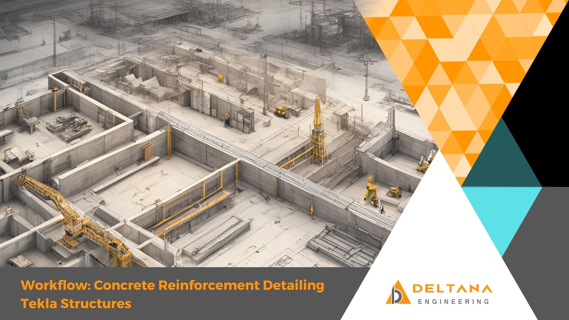 Flujo de Trabajo en el Despiece de Hormigón Armado con Tekla Structures
